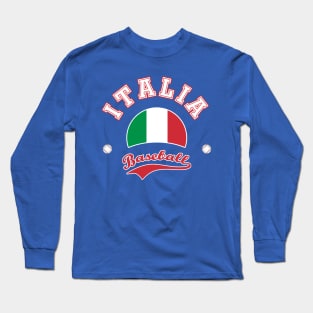 Italy Baseball Team Long Sleeve T-Shirt